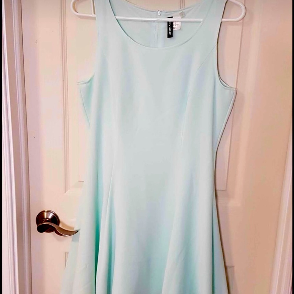 Light blue size M lined dress